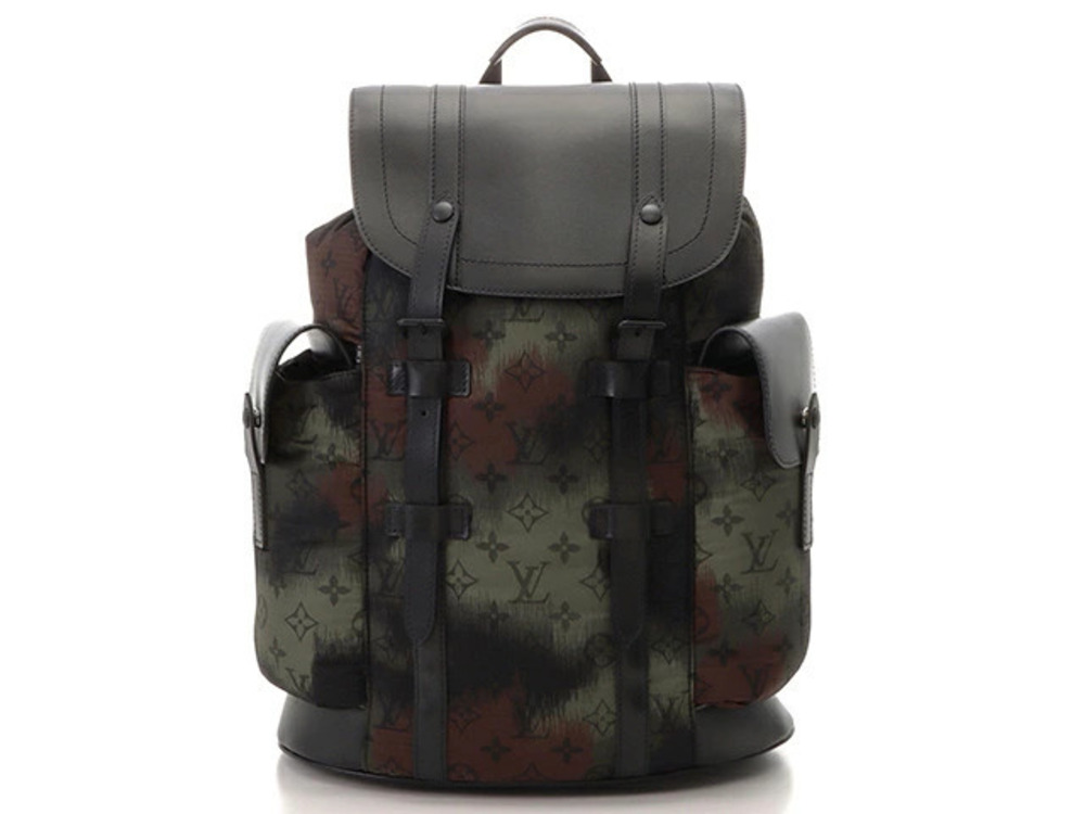 LOUIS VUITTON Christopher Backpack Monogram Camouflage MY